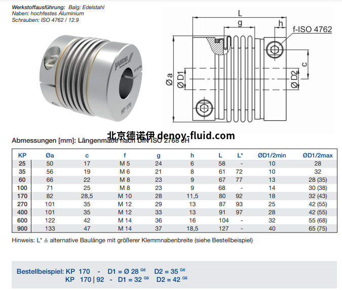 JAKOB 金属波纹管联轴器KP JAKOB 金属波纹管联轴器KP系列1