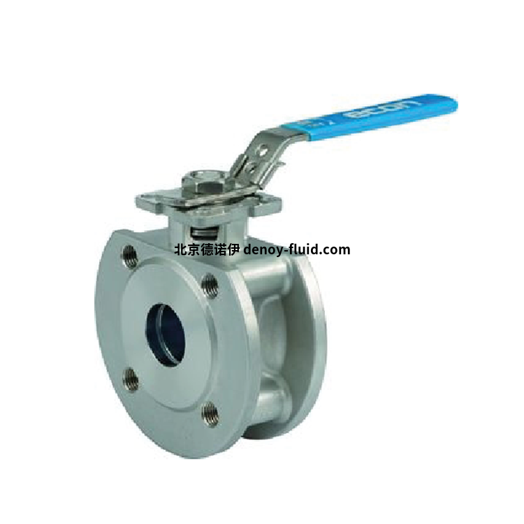 DVC Internatio<em></em>nal E7383型带螺纹法兰的对夹球阀