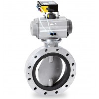 Warex Valve蝶阀DKZ103DZ-P DKZ103E阀门对夹式气动旋转定位器