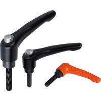 KIPP K0122可调节手柄氧化钢压铸锌外螺纹保护帽