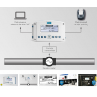 Fluidwell 氢气分配器C401型，具有计量审批和收据打印机驱动程序