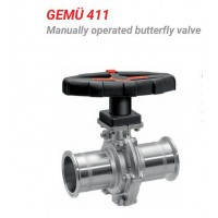 gemu-group GEMÜ 411软座向心不锈钢制成阀体紧凑手动蝶阀